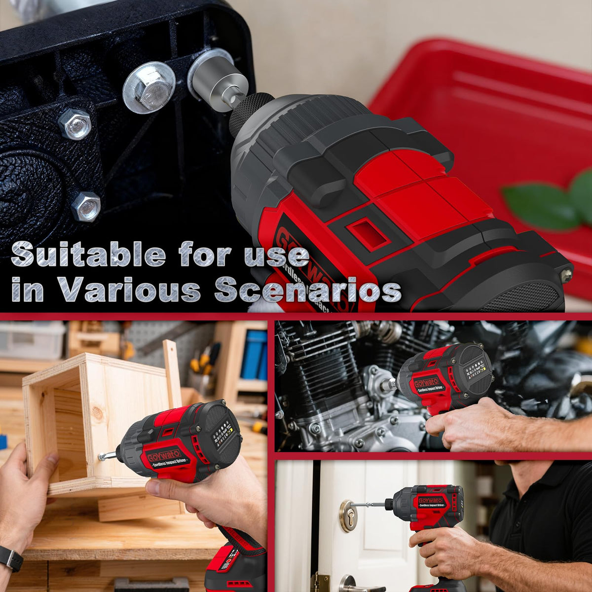 21V Brushless Impact Driver with 1/4-Inch Hex Chuck