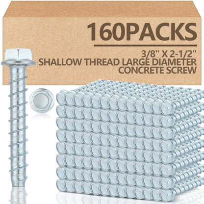 Galvanized Concrete Anchor and Screw Kit