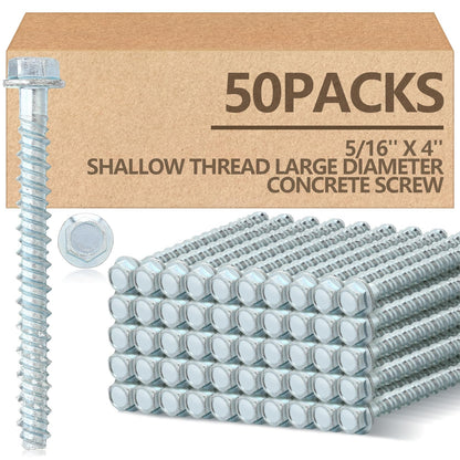 Galvanized Concrete Anchor and Screw Kit