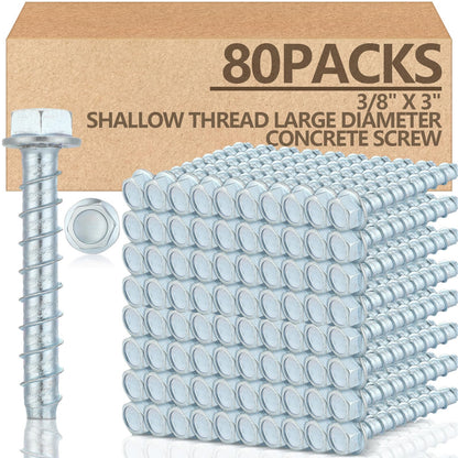 Galvanized Concrete Anchor and Screw Kit