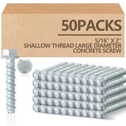 Galvanized Concrete Anchor and Screw Kit