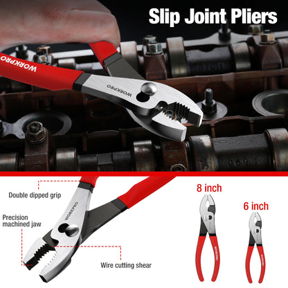 7-Piece Pliers Set with Multi-Purpose Hand Tools