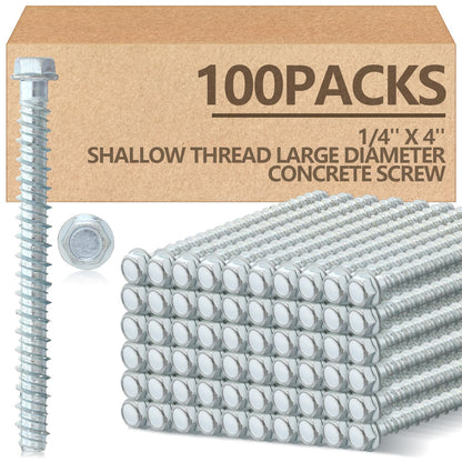 Galvanized Concrete Anchor and Screw Kit