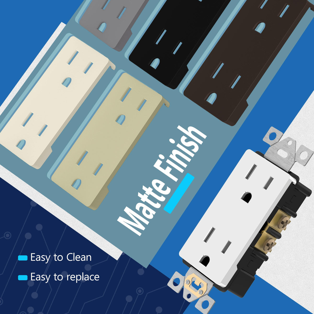 Electrical Receptacle – 15A & 20A Wall Outlet