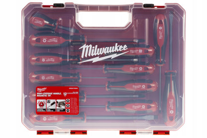 12-Piece Tri-Lobe Screwdriver Set with Comfort Grip