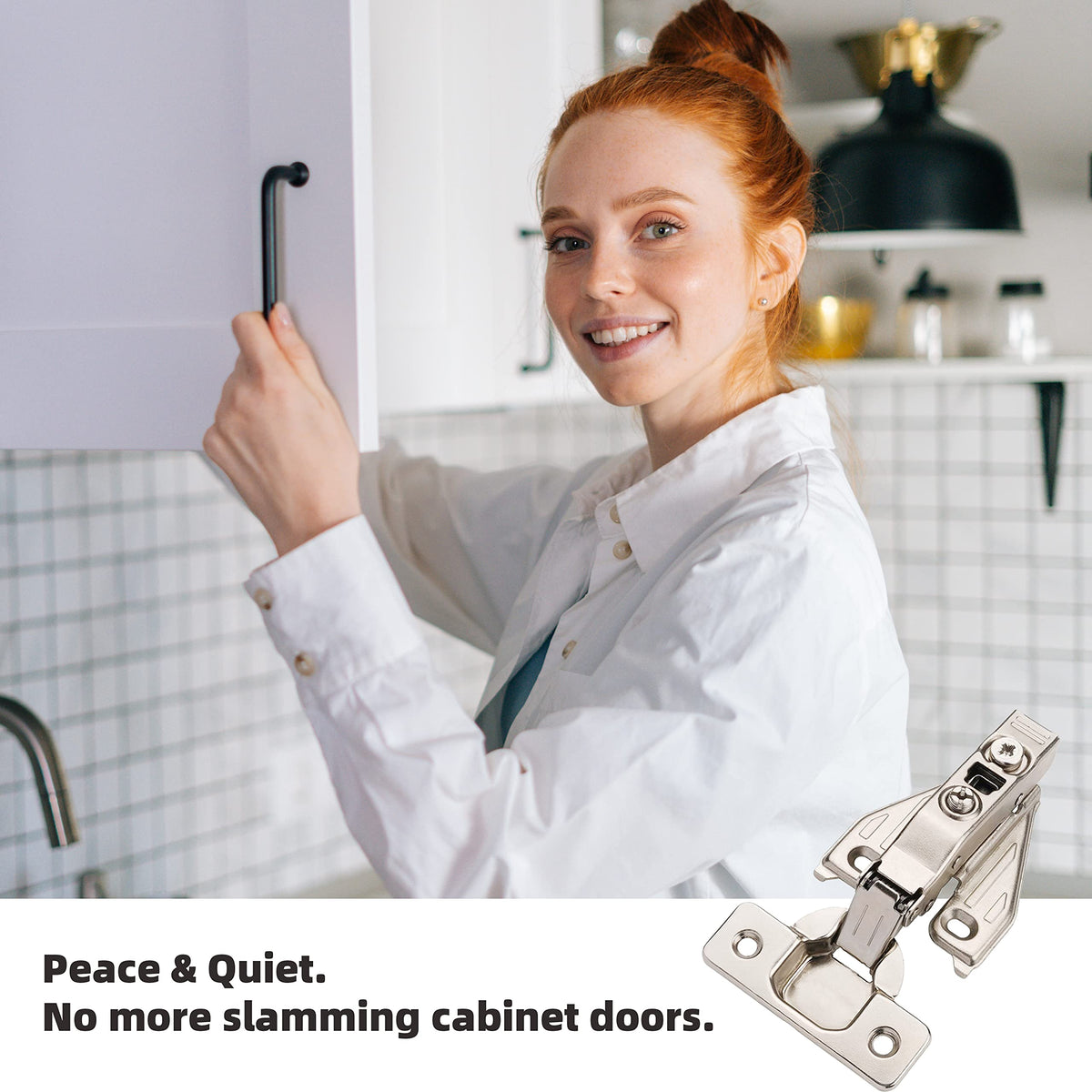 Soft-Close Cabinet Hinges with 3-Way Adjustment