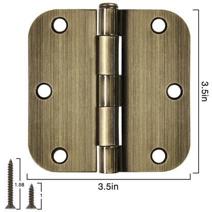 3.5-Inch Ball Bearing Door Hinges with Quiet Motion