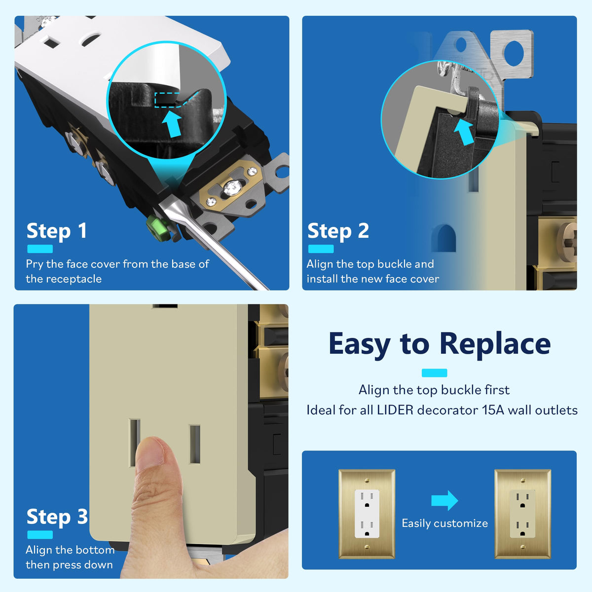Electrical Receptacle – 15A & 20A Wall Outlet