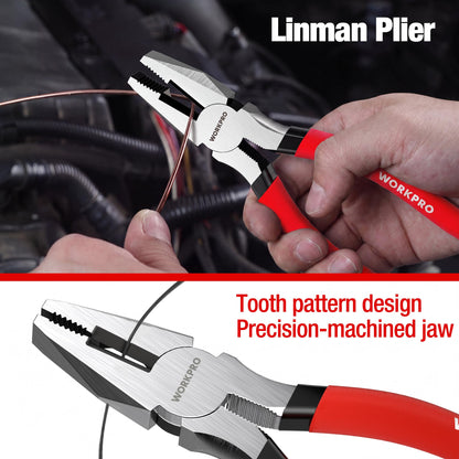 7-Piece Pliers Set with Multi-Purpose Hand Tools