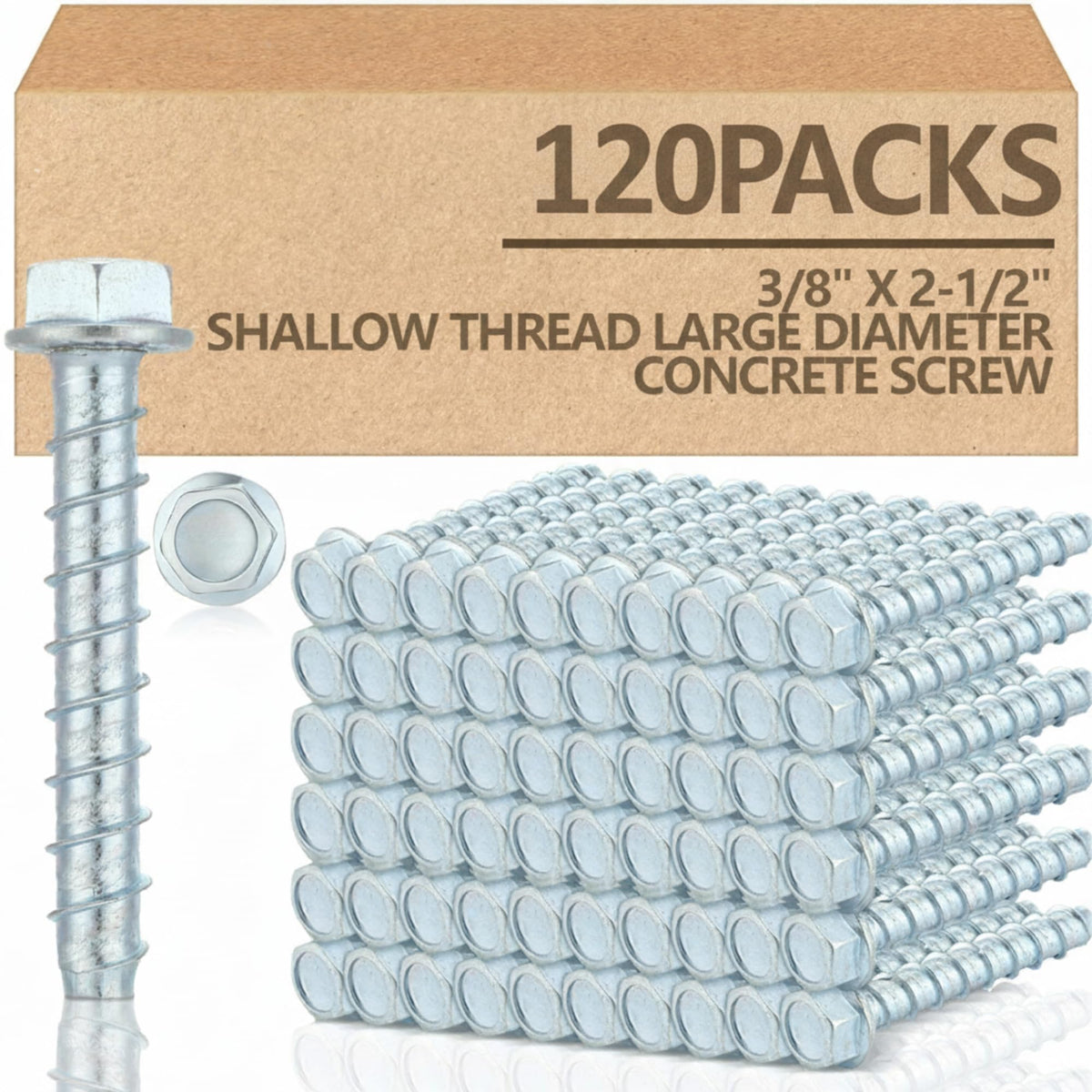 Galvanized Concrete Anchor and Screw Kit