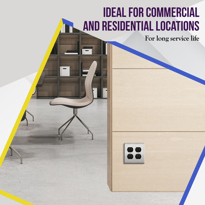 Duplex Receptacle Outlet with Tamper Resistant Design