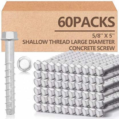 Galvanized Concrete Anchor and Screw Kit
