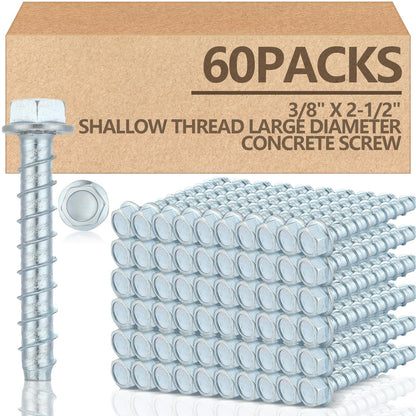 Galvanized Concrete Anchor and Screw Kit