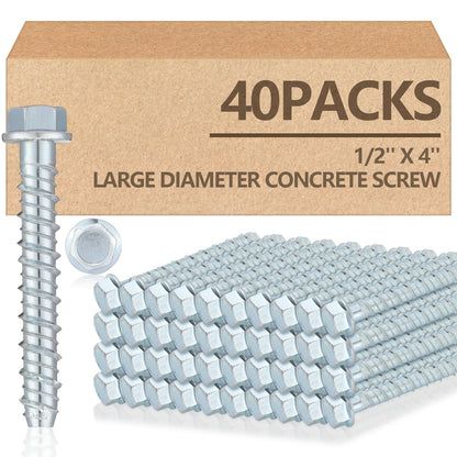 Galvanized Concrete Anchor and Screw Kit