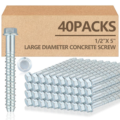 Galvanized Concrete Anchor and Screw Kit