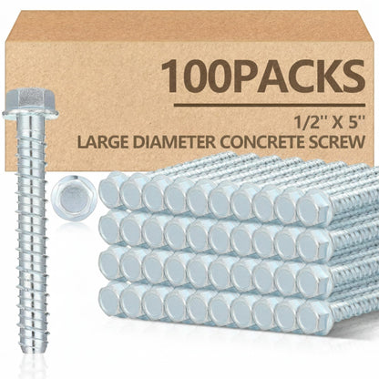 Galvanized Concrete Anchor and Screw Kit