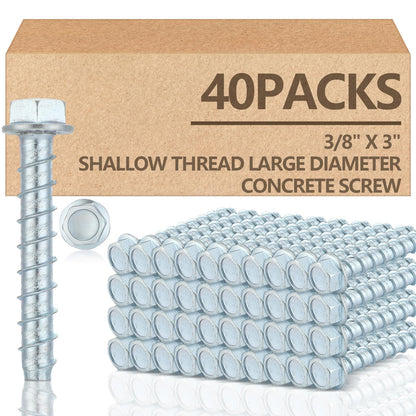 Galvanized Concrete Anchor and Screw Kit