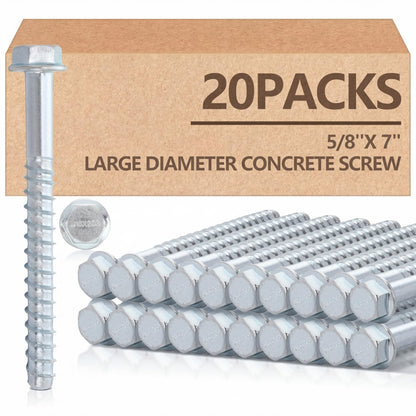 Galvanized Concrete Anchor and Screw Kit