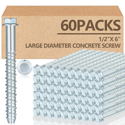 Galvanized Concrete Anchor and Screw Kit