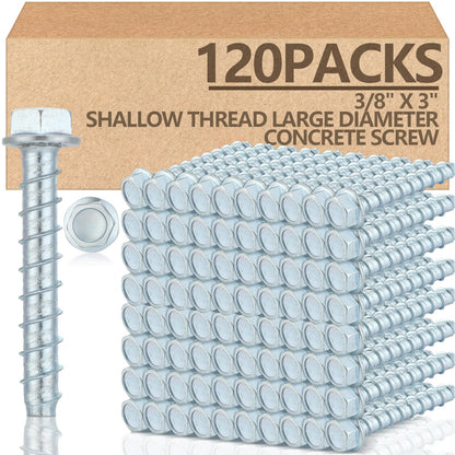 Galvanized Concrete Anchor and Screw Kit
