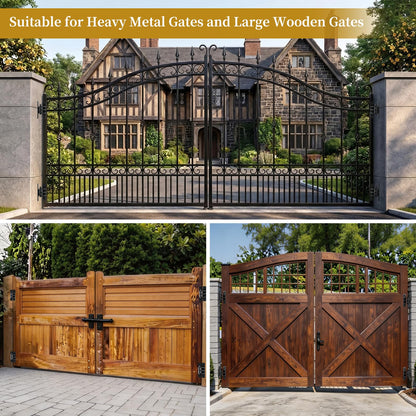 Heavy-Duty Gate Hinges for Doors and Outdoor Gates