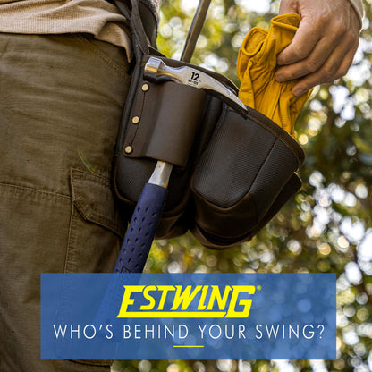 ESTWING Hammer - USA Made Straight Rip Claw Hammer with Smooth Face & Shock Reduction Grip